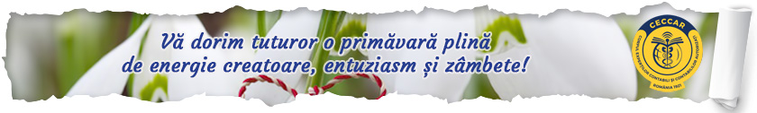 Vă dorim tuturor o primăvară plină de energie creatoare, entuziam și zâmbete!